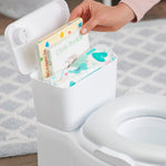 Regalo 2-in-1 Potty Training and Transition Potty with Flushing Sound, Removable Seat, Bonus Kit, Oversized Foam Soft Seat, and Wipe Storage, White