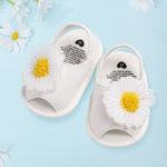 Infant Baby Boys Girls Summer Sandals Cute Flower Anti-Slip Soft Sole Shoes Newborn Crib Shoes First Walking Shoes