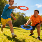 Stentec 5 Pack Flying Disc for Adults, Flying Ring, Beach Backyard Sports Play Colorful Discs, Outdoor Tossing Game Gift
