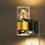 L LOHAS LED Night Light,Dimmable Night Lights Plug into Wall, 2 Pack Acrylic Nightlight with 0-100 LM Adjustable Brightness, 3000K Plug in Night Light with Dusk to Dawn Sensor, for Bathroom Hallway