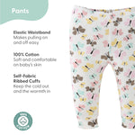 The Peanutshell Baby Girl Pants, Baby Girls' Clothing, Cotton Baby Clothes for Girls, Newborn to 24 Month Pants, Bottoms (US, Age, 6 Months, 9 Months, Multicolor)