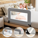 strentiki Toddler Bed Guard Rail for Baby - Sturdy Metal Safety Rail for Twin, Crib, Queen, Bunk, Full Side Beds - Kids Guardrail Protector