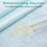 Grbsy 4 in 1 Crib Mattress, 6" Dual Sided Memory Foam Toddler Bed Mattress, Cotton Heat & Tencel Cooling Cover, Firm Breathable Baby Mattress for Infant & Toddler, Waterproof Linning & Washable