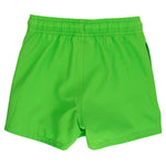 RUGGEDBUTTS Boys UPF50+ Stretch Swim Trunks - Neon Lime, 3-6m