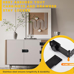 VIDYSUFYR Password Rotary Hasp Locks, 2 Pack Door Security Slide Latch Lock,Black Digit Combination Lock for Small Doors, Cabinets, Barn Door, Bathroom, Outdoor, Garage, Garden