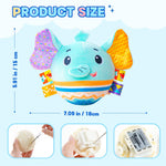 Musical Crawling Dancing Baby Toy 0-6 Months, Tummy Time Sensory Interactive Talk Toys,Plush Stuffer Animal Toys, Learning Bouncing Ball toy for Infant 0-3 6-12 18 Month Newborn Gifts for Toddler 1-2