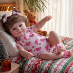 JIZHI Lifelike Reborn Baby Dolls - 20Inch-Real Baby Feeling Realistic-Newborn Baby Doll Adorable Smiling Real Life Baby Dolls with Gift Box for Kids Age 3