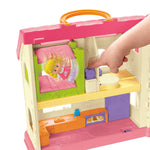 Fisher-Price Little People Toddler Toy Surprise & Sounds Home Musical Playhouse with Figures & Accessories for Pretend Play Kids Ages 1+ Years