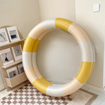 JAOCDOEN Inflatable Pool Baby Retro Blow Up Swimming Pool Family Cute Style Thickened Water Pool (Yellow Stripe), JAOCDOENy3oquka589-12