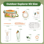 KOALA DIARY Bug Catcher for Kids Explorer Bug Catching Kit,Magnifying Glass, Tweezers, Whistle & Compass, Learning Guide, Insect Habitat, Outdoor Toys(3 Year +) (Kids Bug Catcher Set)