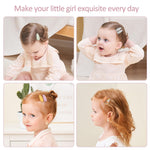 40 PCS Cute Toddler Snap Hair Clips with Flower Patterns - 1.5" Mini Hair Barrettes and Accessories for Baby Girls, Infants, Toddlers