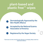 WaterWipes Sensitive+ Baby & Toddler Wipes, 3-In-1 Cleans, Cares, Protects, 99.9% Water, Textured Clean, Unscented & Hypoallergenic, 1080 Count (18 Packs)