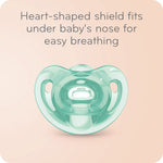 NUK Comfy Orthodontic Pacifiers, 0-6 Months, 3 count (Pack of 1)