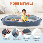 DEYGIA Kids Travel Bed, Removable Kids Floor Bed, Toddler Crib for Napping, Camping, Traveling for Kids 2-8 Years Old