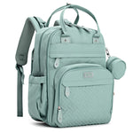 BabbleRoo Diaper Bag Backpack - Baby Essentials Travel Tote - Multi Function Water Resistant Diaper Bag, Travel Essentials Baby Bag with Changing Pad, Stroller Straps & Pacifier Case - Unisex, Black