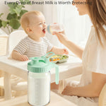 32oz Breast Milk Pitcher with Lid – Leak-Proof & Airtight Glass Storage Container, Breastfeeding Essentials for Breastmilk, Wide Mouth Mason Jar Pitcher, Fast Formula Maker