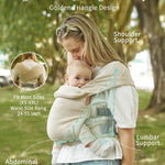 GROWNSY Baby Carrier, Cozy Newborn Carrier, Ergonomic Baby Wraps Carrier Newborn to Toddler with Head Support, Cream