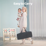 Pamo Babe Travel Crib - Lightweight Baby Playpen with Bassinet, Portable Mini Playard