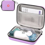 Fukumi Carrying Case for Portable Nebulizer, Travel Medical Bag, Hard Emergency Medical Bag for Inhaler Spacer Case for Kids and Adults, Masks, Asthma Accessories Case for Medicin, MB02-P