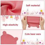 6 Pieces Newborn Baby Hat Bear Ears Infant Caps Baby Boy Girl Toddler Hats Infant Beanie Caps for 0-3 Months (Pink White, Light Pink, Dark Pink, Orange, Rose Red, Purple,Classic)