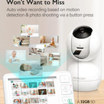 Momcozy Baby Monitor BM03 Add-On Camera Unit, Full 1080P HD Resolution, Pan-Tilt-Zoom Camera, SD Card(Not Included) Storage Available, Easy Pairing (Not Compatible with BM01)