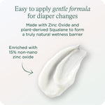 HealthyBaby Our Diaper Cream | Hypoallergenic Zinc Oxide & Squalane Diaper Cream | Fragrance Free, EWG Verified + Non-GMO, 3 oz