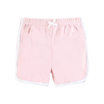 Hudson Baby Unisex Baby and Toddler Shorts Bottoms 4-Pack, Pink White, 6-9 Months