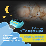 The ‘HappyNose’ Nasal Aspirator with 3X Greater Suction for Baby Toddler Kids & Adults - Rechargeable Snot Booger Mucus Vacuum Device - Nose Sucker Machine