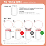 Maymom Wide Neck Breastmilk Collection n Storage Bottle 5.4 oz; Re-markable SureSeal Disc. Fits Spectra S2 Spectra S1 9 Plus.