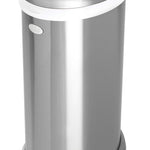 Ubbi Steel Diaper Pail, Odor Locking, No Special Bag Required, Award-Winning, Registry Must-Have, Chrome