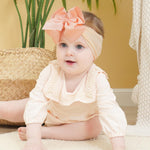 doboi Baby Girl Headbands Set - 20pcs Hair Bows and Nylon Headbands, Big Bows for Infant, Newborn, and Toddler Girls