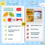 taseyok Toddler Bath Toys, Bathtub Toys Ball Slide Track, DIY Shower Toys with Suction Cups, Christmas Birthday Bath Fun Time Gifts Toys for Girls and Boys Age 2 3 4 5 6