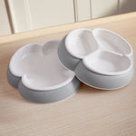 BabyBjörn Baby Plate Set, 2 Pack, Gray