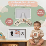 New Baby Gift Basket 21-Piece Set | TOP Newborn Baby Gift Set for Boy & Girl | Gender Reveal Gifts & New Mom Gifts Bundle | Essential Newborn Toys & Accessories Included in Elegant Keepsake Magnet Box