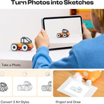 Caydo T3 AI Drawing Projector for Kids, Learn to Draw Tracing Projector with 700+ Activities, Native 720P HD Bluetooth Projector, Educational Arts & Crafts Toy, Ideal Gift for Boys & Girls Ages 5+