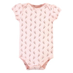 Hudson Baby Unisex Baby Cotton Bodysuits, Soft Painted Floral 5-Pack, 18-24 Months