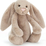 Jellycat Bashful Beige Bunny Stuffed Animal, Medium 12 inches - Rabbit and Bunny Plush Toy - Classic Children's Gift