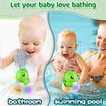 ZHENDUO Baby Bath Toys, Rechargeable Bath Toys, Whale Spray Water Bath Toy, Sprinkler Bathtub Shower Toys for Toddlers Kids Boys Girls, Pool Toy for Baby
