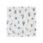 Little Unicorn Premium Cotton Swaddle Baby Blanket | Breathable Fabric | for swaddling, Play, Nursing & More (Prickle Pots)