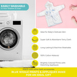 Spasilk 100% Cotton Hooded Terry Bathrobe with Booties — Baby Girl Gifts — Baby Boy Gifts —One Size — Shower Gift