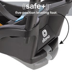 Diono LiteClik 30 R SafePlus Infant Car Seat and Base, Rear-Facing for Infants 4-30lbs, SafePlus Engineering, with Infant Insert, UPF 50+ Sunshade (Black)