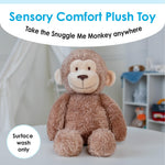 Kids Preferred Carter's Snuggle Me Monkey Plush Stuffed Animal Sensory Toy for Kids, Toddlers, Babies, Boys and Girls of All Ages