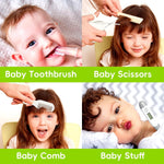 Baby Healthcare and Grooming Kit, Portable Baby Safety Care Set, Baby Essentials kit for Newborn(Grey White 13 in 1)