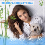 BALEINE Waterproof Queen Mattress Protector, Breathable 3D Air Fabric Cooling Smooth Soft Washable Mattress Cover with 8''-21'' Deep Pocket