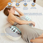 Trankerloop Pregnancy Pillow for Pregnant Women Sleeping, Faux Fur Luxury Maternity Pillow Support for Back, HIPS, Legs, Maternity Pillow Grey
