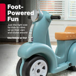 Step2 Ride Along Scooter Kids Push Car, Foot Powered Ride On Toy, Practice Balance with 4 Wheels, Made of Durable Plastic, Max Weight 40 lbs., For Toddlers 1.5-4 Years Old, Aqua