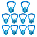Linwnil Swimming Nose Clip - 10 Packs Silicone Swim Nose Plugs for Kids (Age 7+) and Adults,Waterproof Pool Nose Plugs for Diving Swimming and Other Water Sports with Storage Box