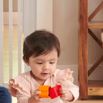 Fisher-Price Stacking Toy Baby's First Blocks Set of 10 Shapes for Sorting Play for Infants Ages 6+ Months