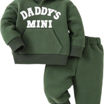 Toddler Baby Boy Fall Clothes Long Sleeve Hoodie Sweatshirts Pants Set Infant Winter Outfits