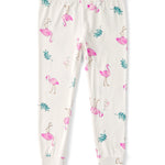 Carter's Girl PurelySoft Long-Sleeve 2-Piece Pajamas, Ivory, 4T